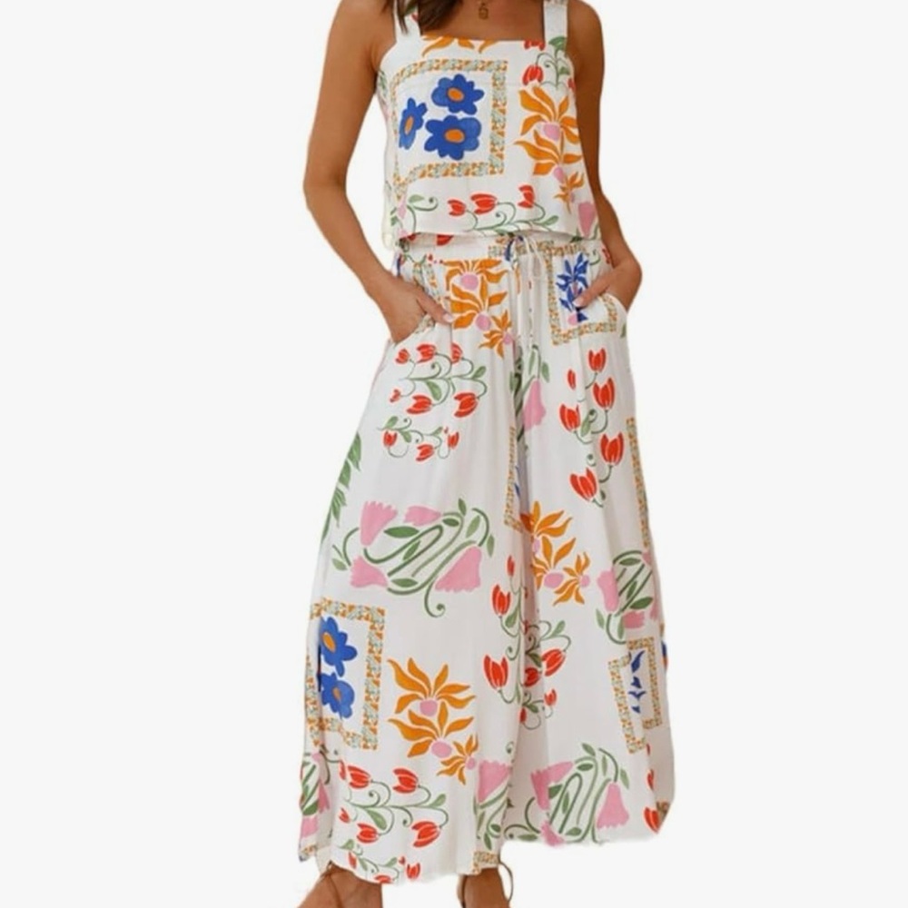 Floral Print 2 piece set